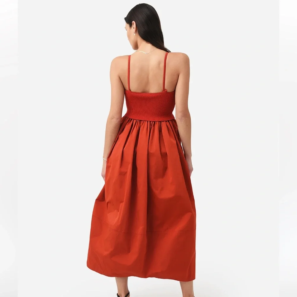 NWT ALC Martina MIDI Dress in Spice Red M - Picture 3 of 9